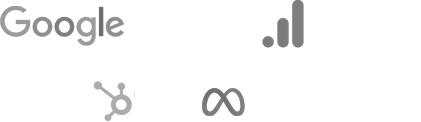 Google Ads, Google Analytics 4, HubSpot, Meta